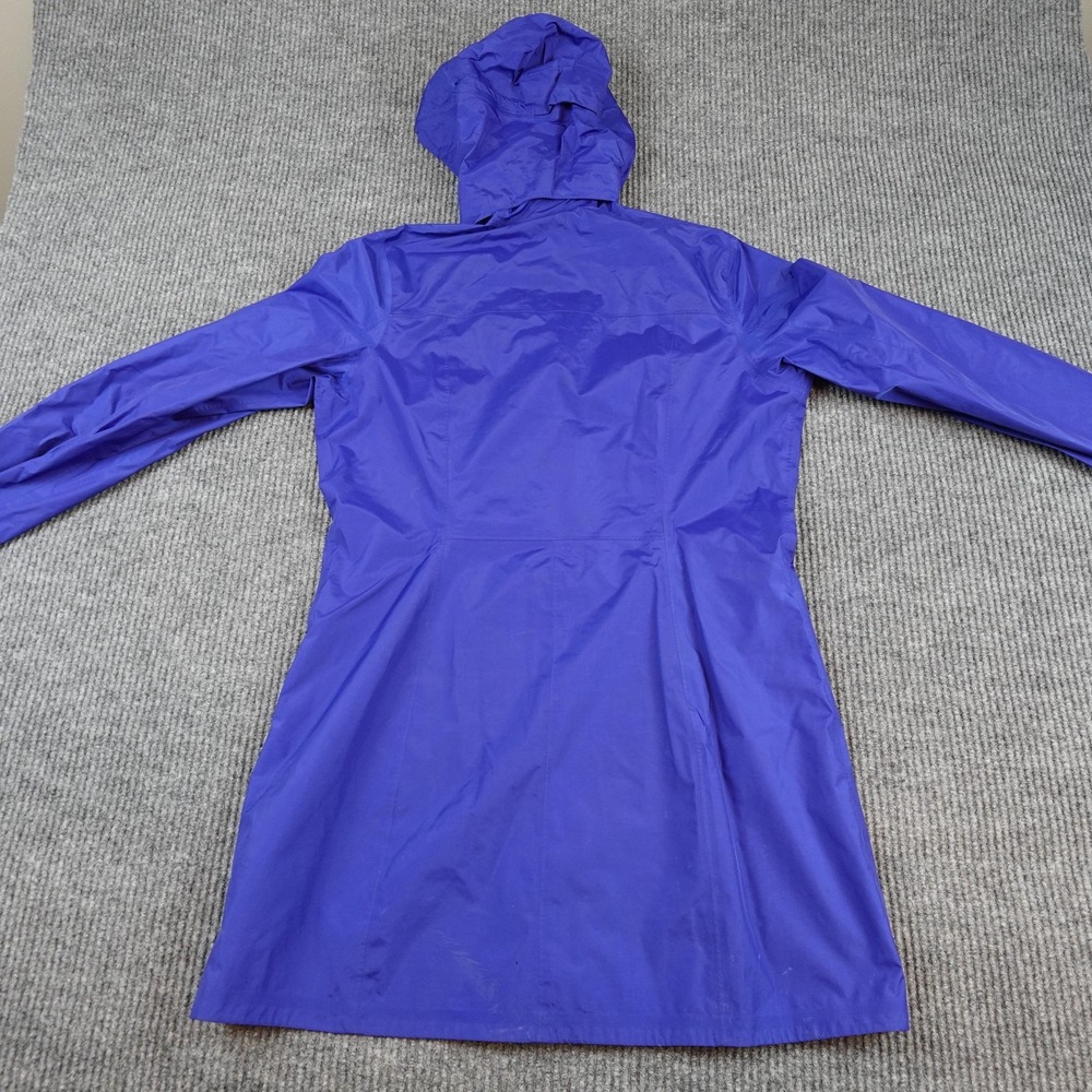 Patagonia Torrentshell City Jacket Womens Medium Blue Hooded Long Lined 27117 - Picture 8 of 11